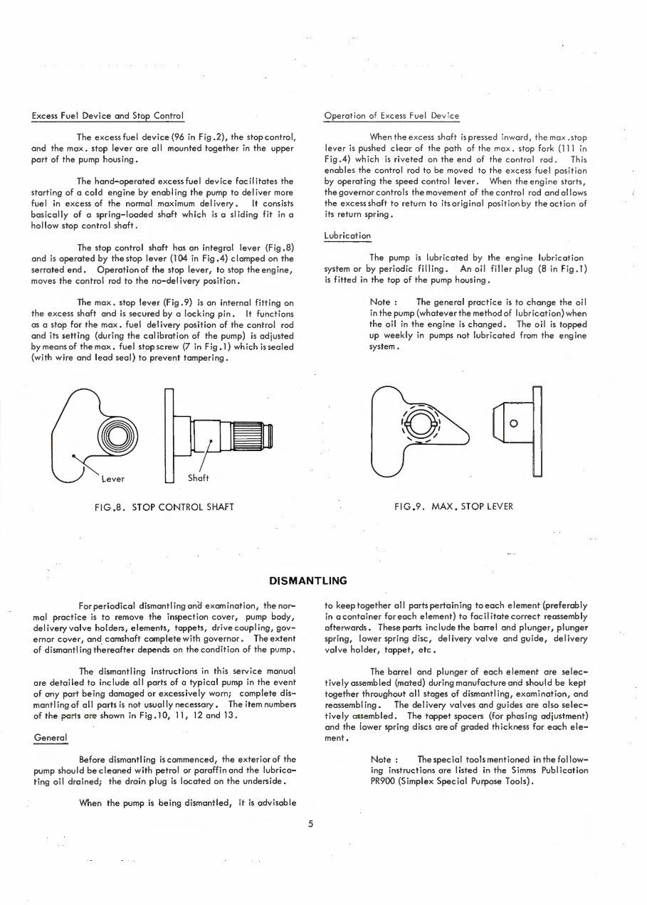 Cav Maximec injection pump workshop manual preview img 8