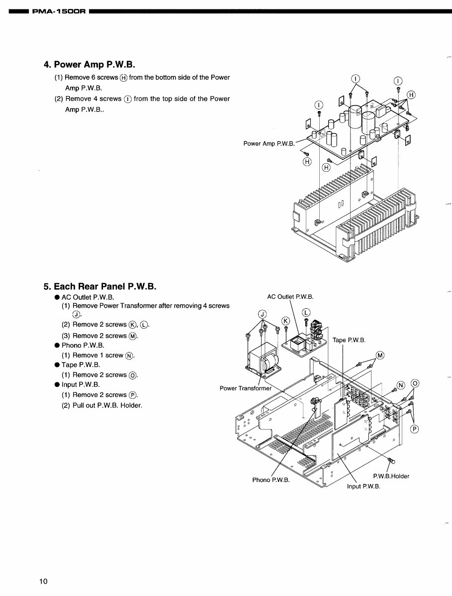DENON PMA-1500R Service Manual preview img 10
