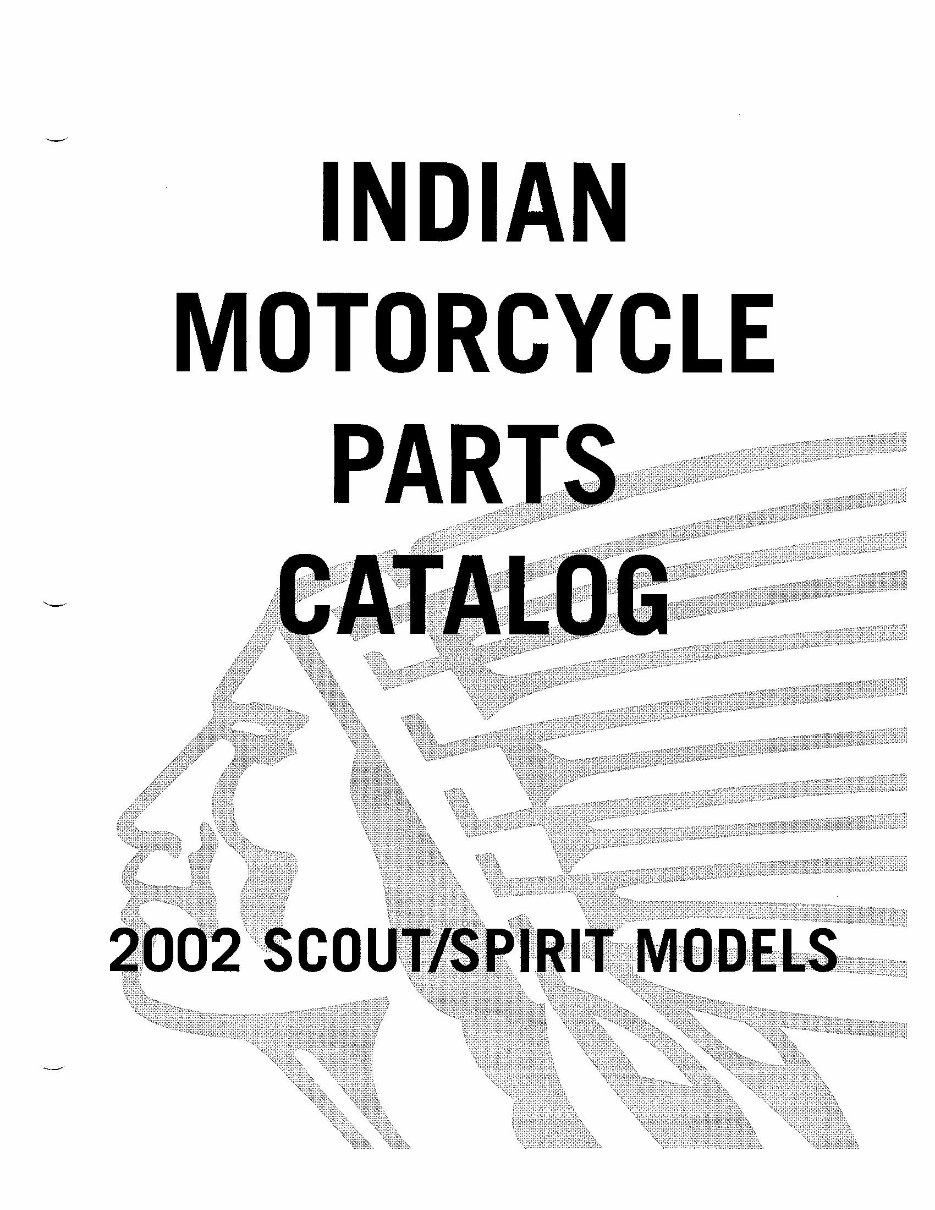 Indian SCOUT SPIRIT Motorcycle Parts Manual Catalog preview img 1