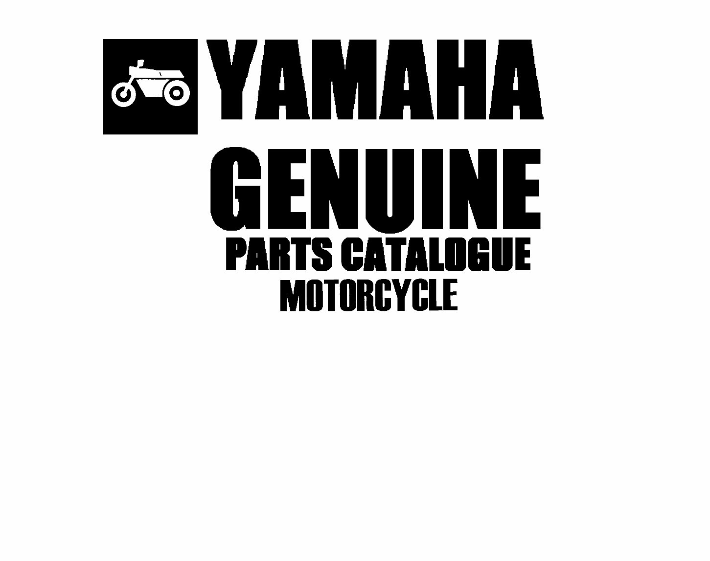 YAMAHA YZ125 Parts Manual Catalog 1985 preview img 1