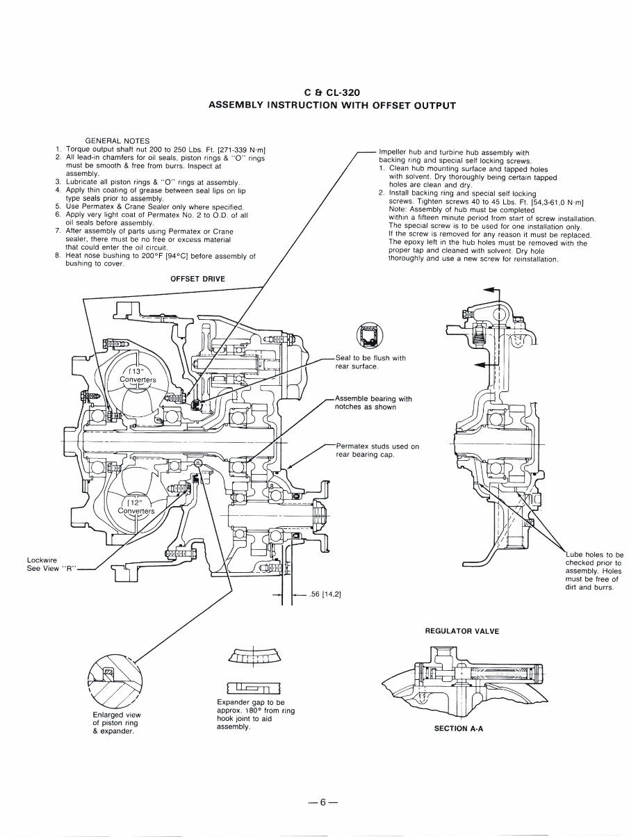 CLARK HURTH C320 C 320 TORQUE CONVERTER Workshop Service M preview img 10