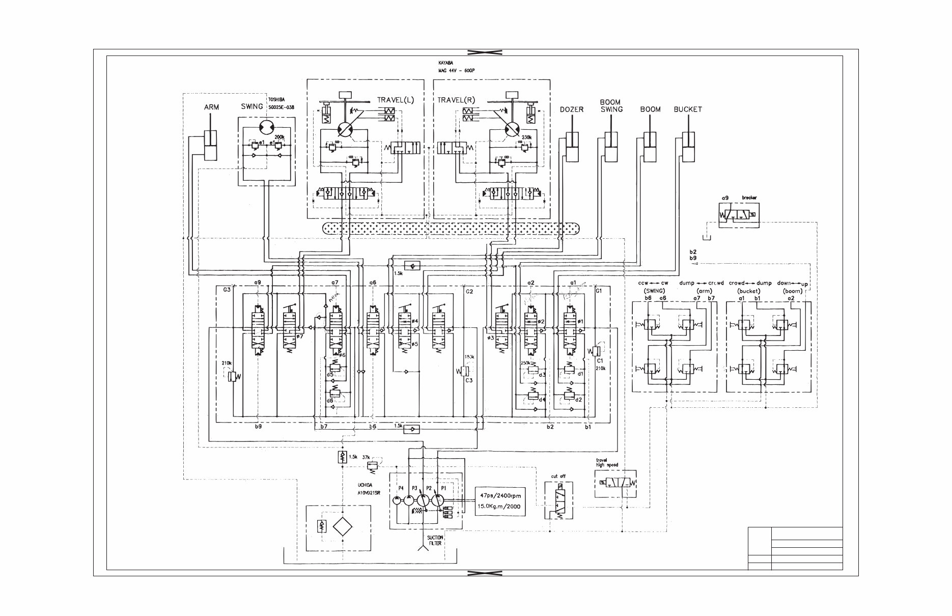 Doosan DH050 DH50 Excavator Electrical Hydraulic Schematics Manual INSTANT preview img 3