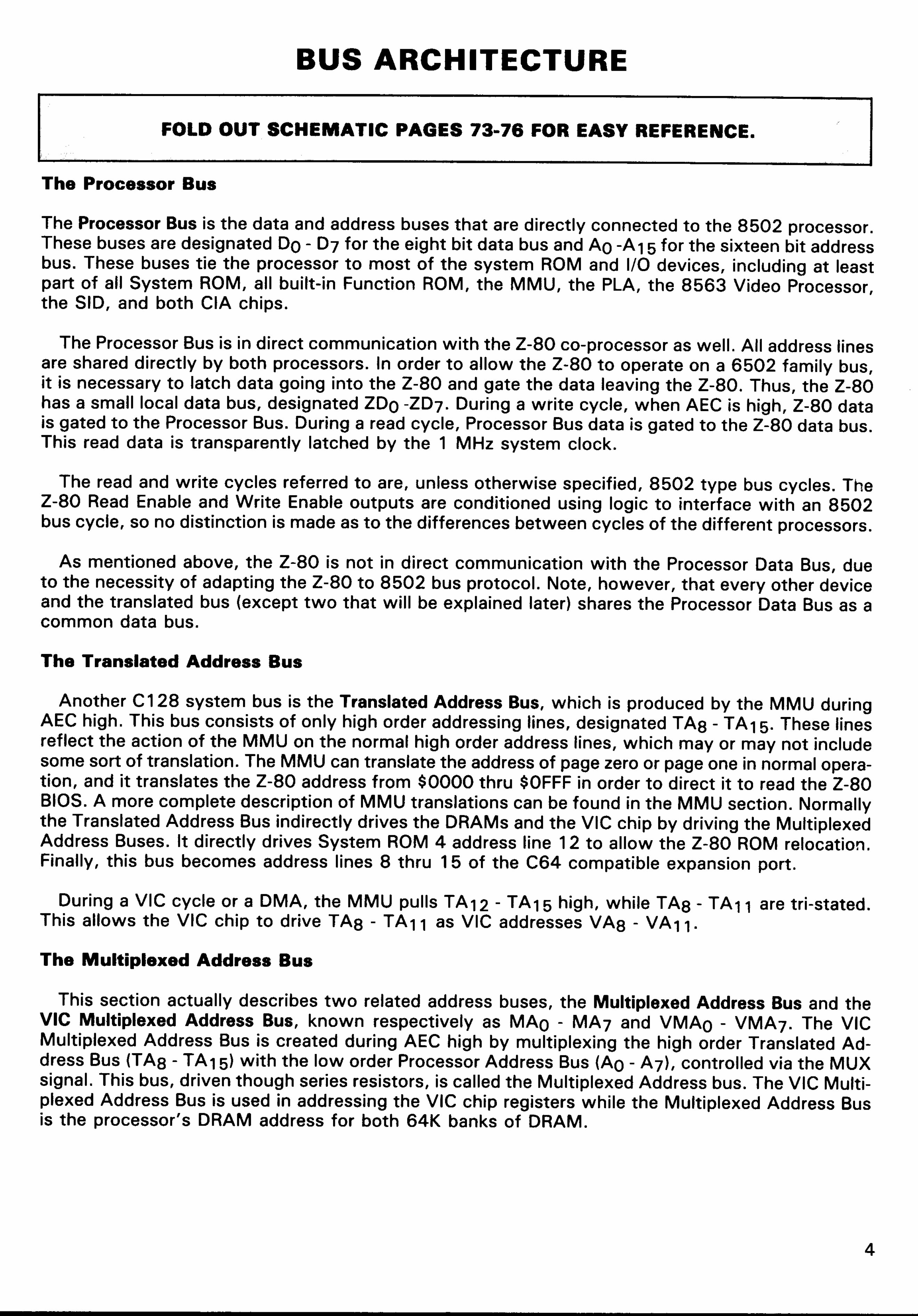 Commodore C 128 / C128D COMPUTER Service Manual preview img 6