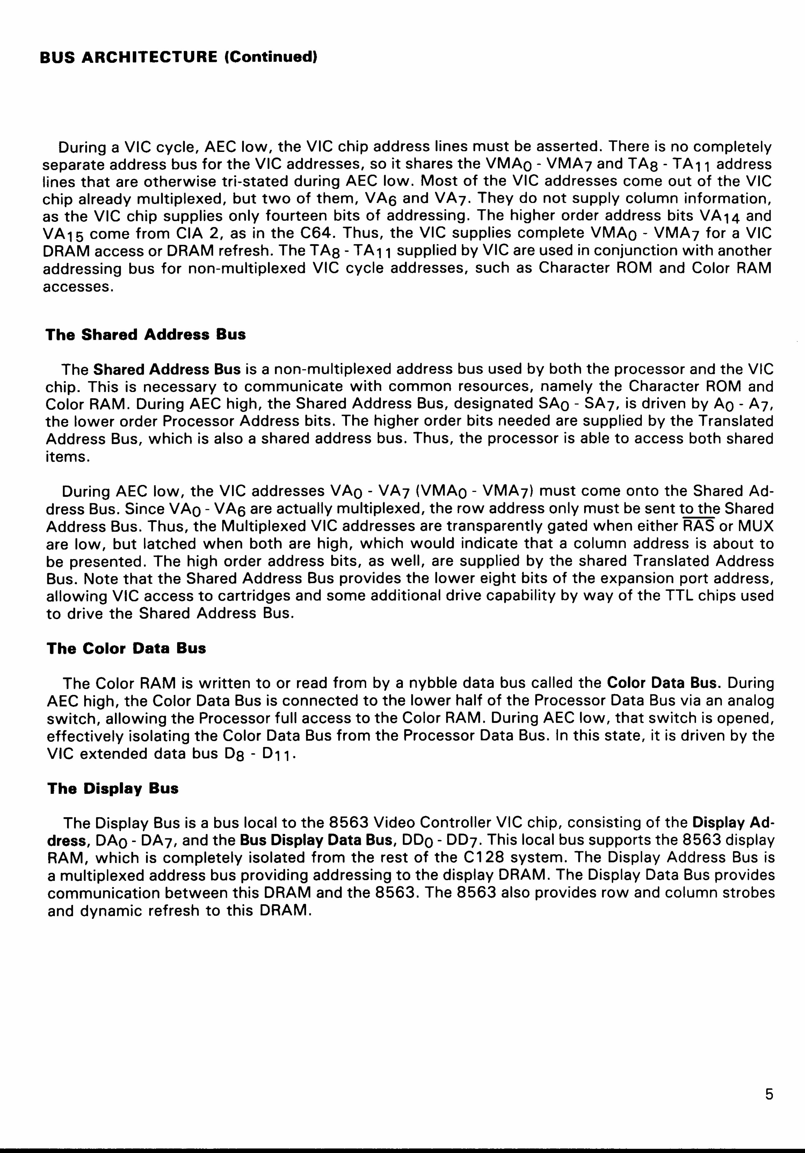 Commodore C 128 / C128D COMPUTER Service Manual preview img 7