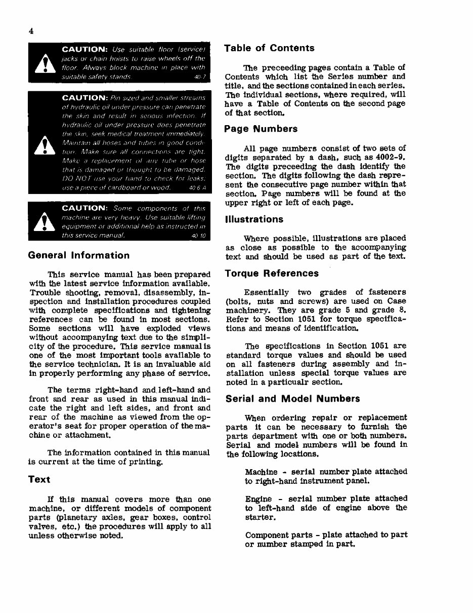 Case W36 Service Manual preview img 4