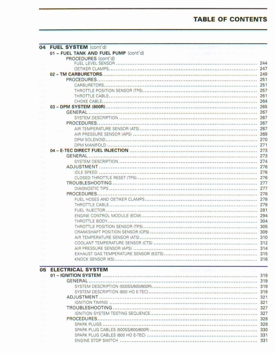 2009 Ski Doo Snowmobile Repair Manual Manuals Online