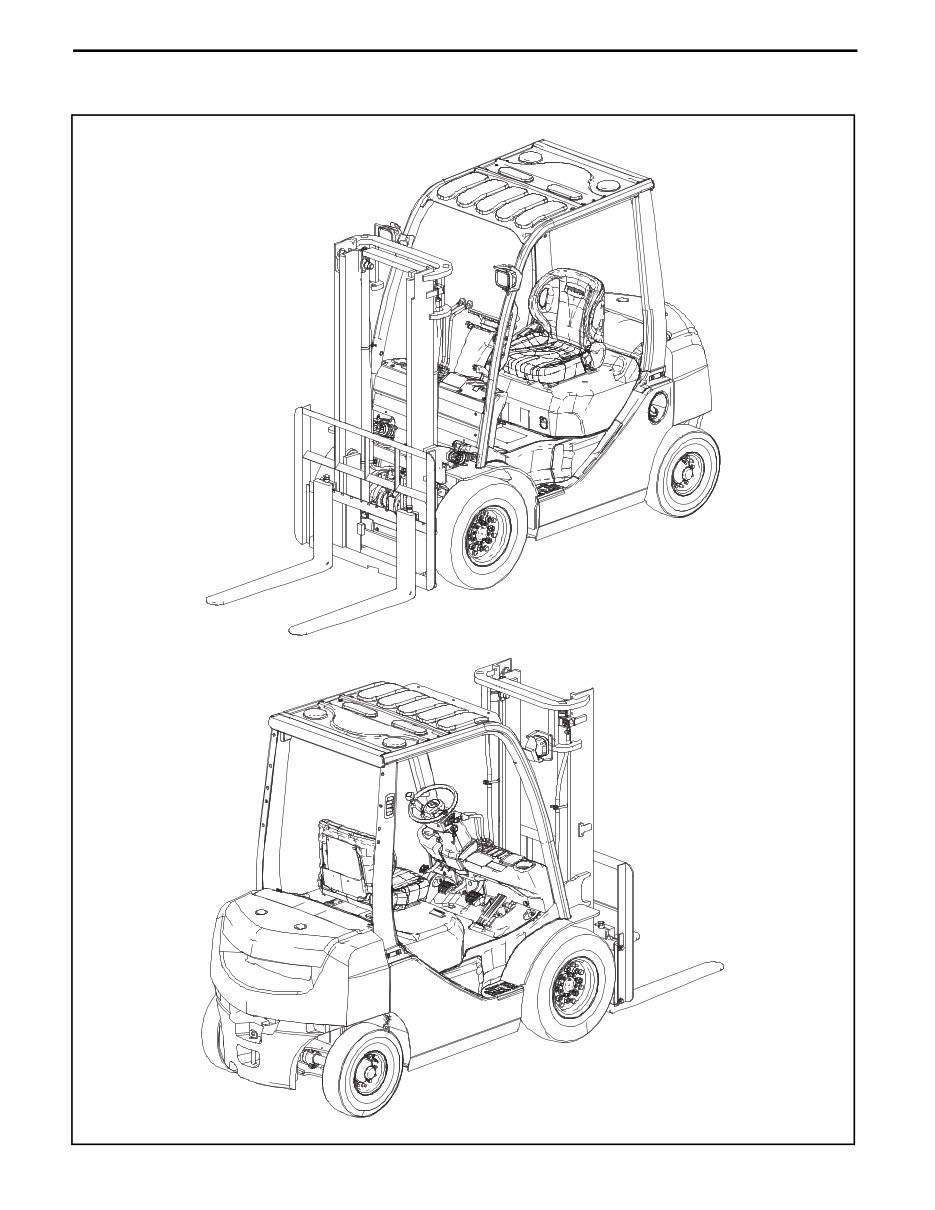 Toyota LPG Forklift Truck 8FG10, 8FG15, 8FG18, 8FG20, 8FG25, 8FG30