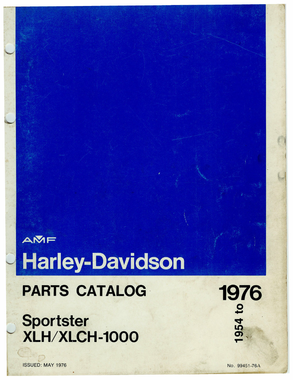 Harley Davidson Sportster Parts Catalog Manuals Online