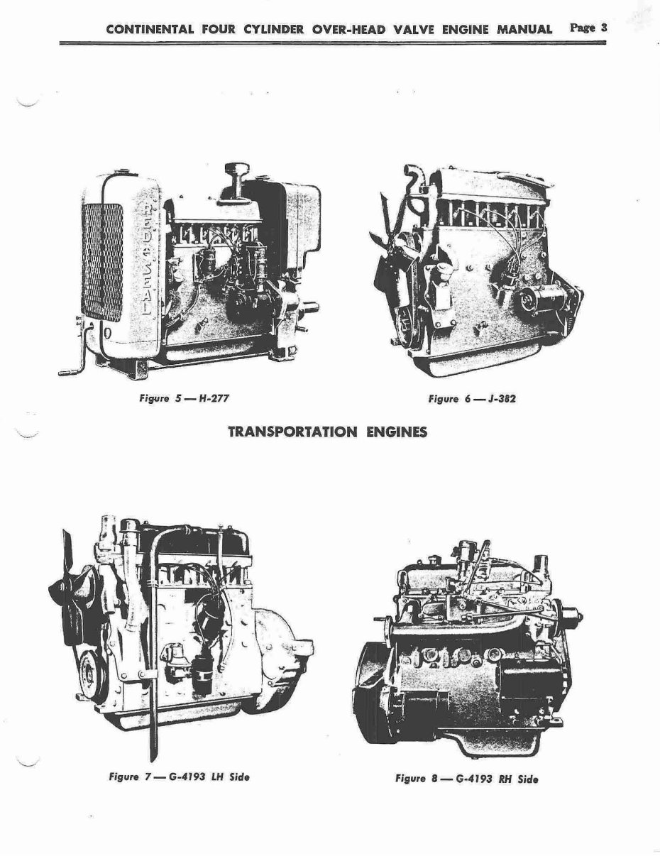 Massey Ferguson 4 cylinder Continental Gas Engines Manual