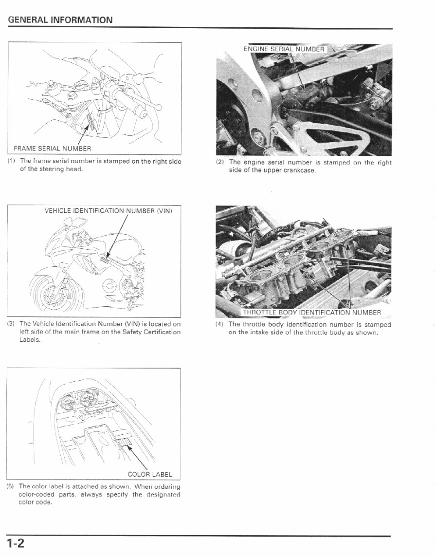 1999 HONDA CBR 600 F4 SERVICE MANUAL FREE PDF visual data 2