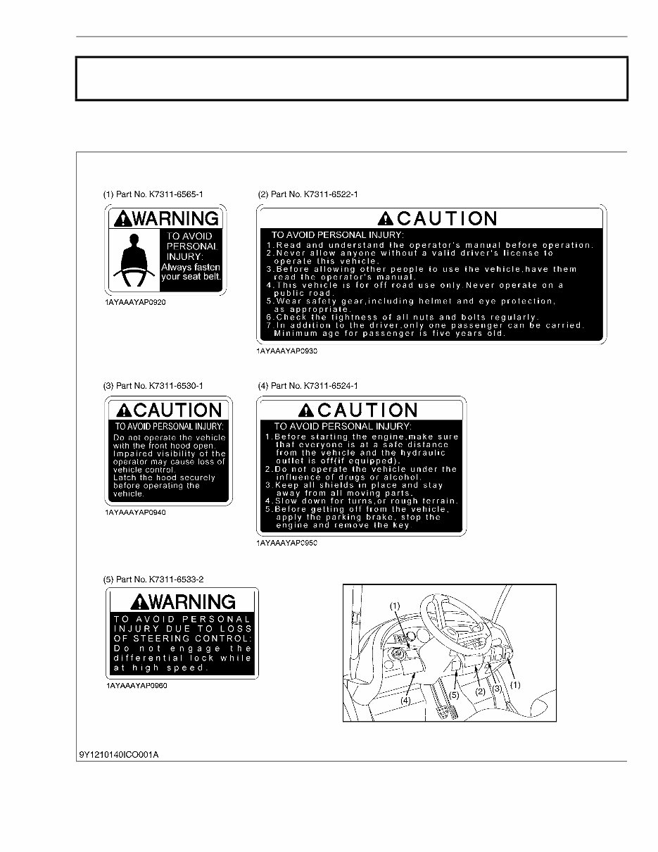 Kubota RTV500 UTV Repair Manual Manuals Online