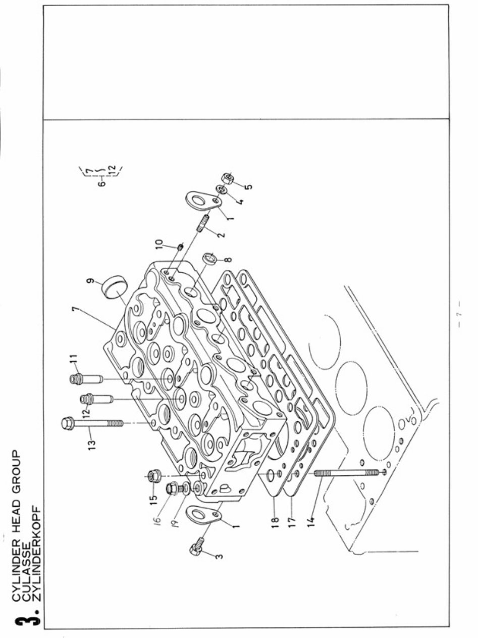 Kubota D950 engine parts list. D950BBS1 Manuals Online