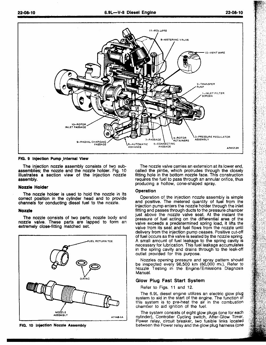 Ford Truck 6.9l Diesel Engine 1985 Service Repair Manual