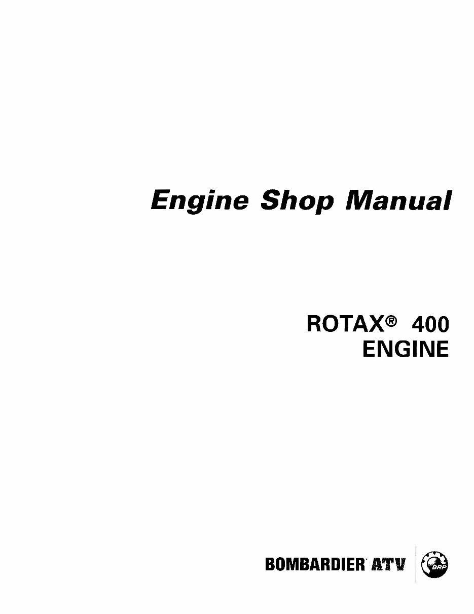 2006 Rotax 400 ATV Engine Repair Manual Manuals Online