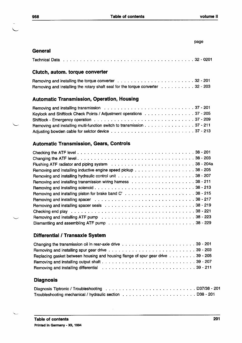 19911995 Porsche 968 Service Manual