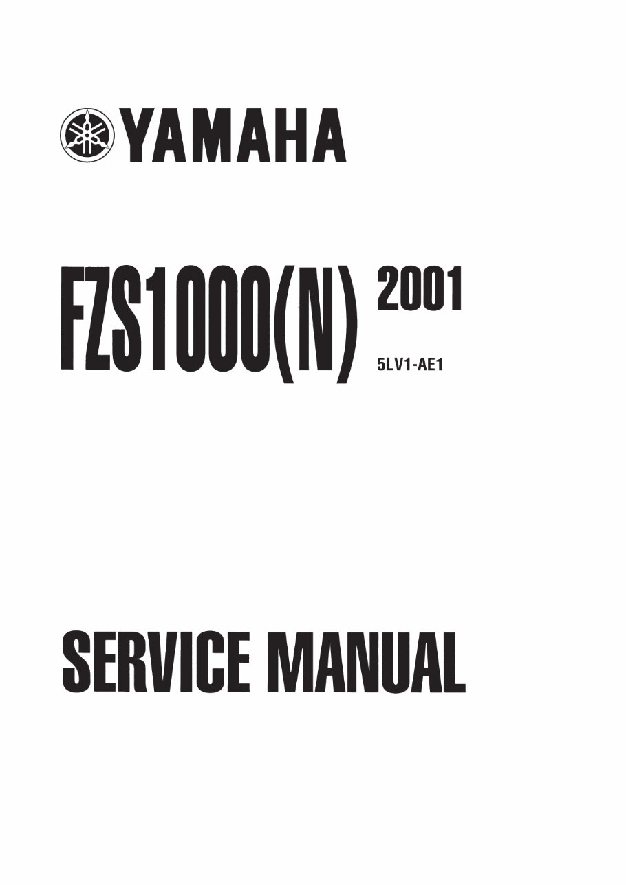 2007 YAMAHA FZ1 SERVICE MANUAL PDF visual data 3