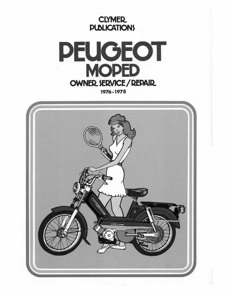 PEUGEOT 103 MOPED Engine Repair Manual