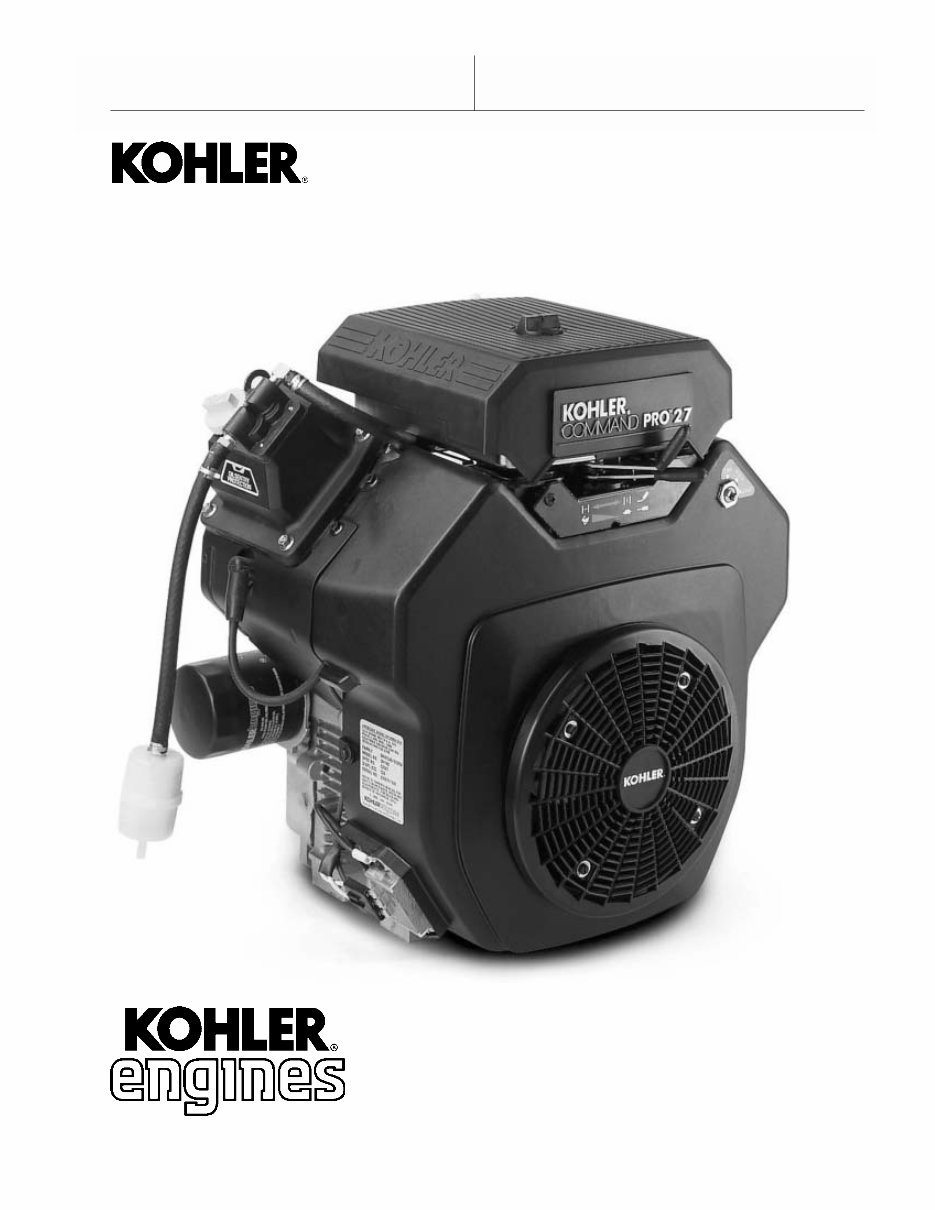 KOHLER Command 18 20 22 25 HP Service Repair Manual Horizontal Crankshaft