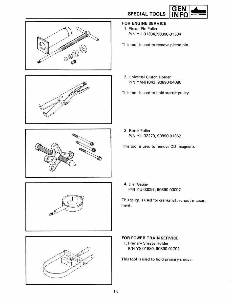 Yamaha Ovation 340 snowmobile service manual repair 1989-1999 CS340