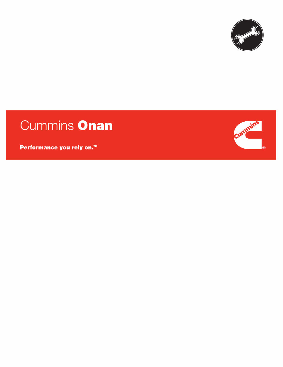 Cummins Onan HDKAH, HDKAJ, HDKAK, HDKAT, KDKAU, HDKAV Generator Sets