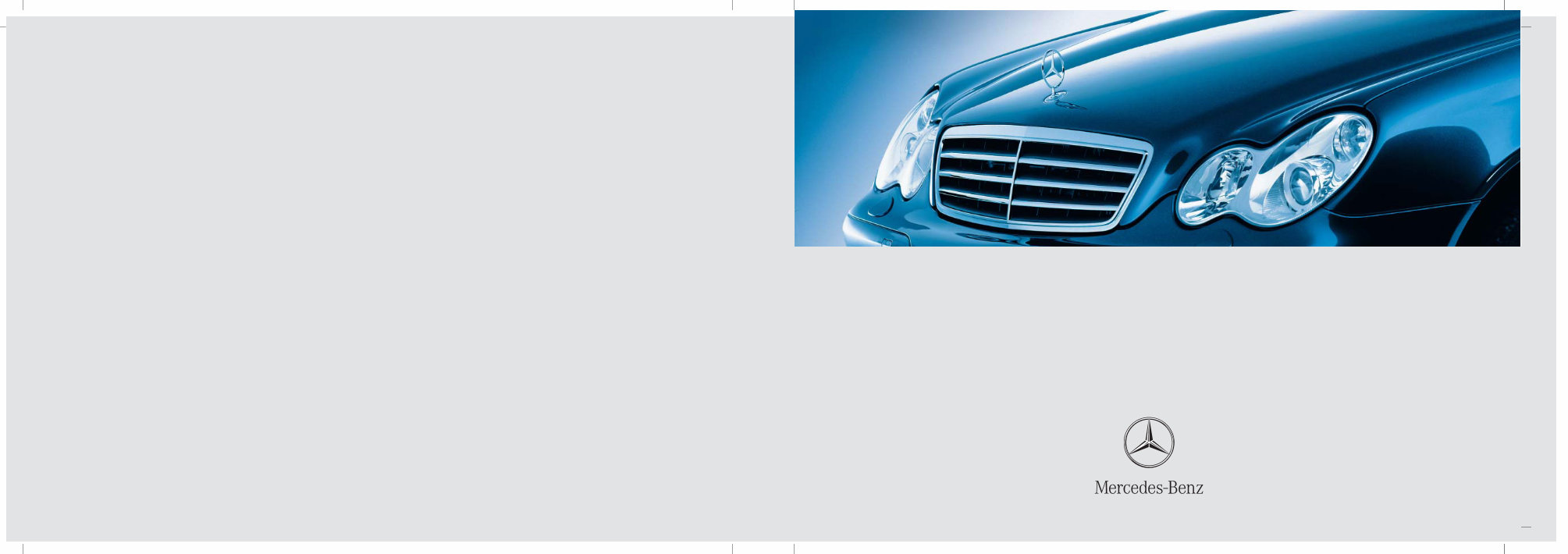 Mercedes Benz C Class Owners Manual 2006 Manuals Online
