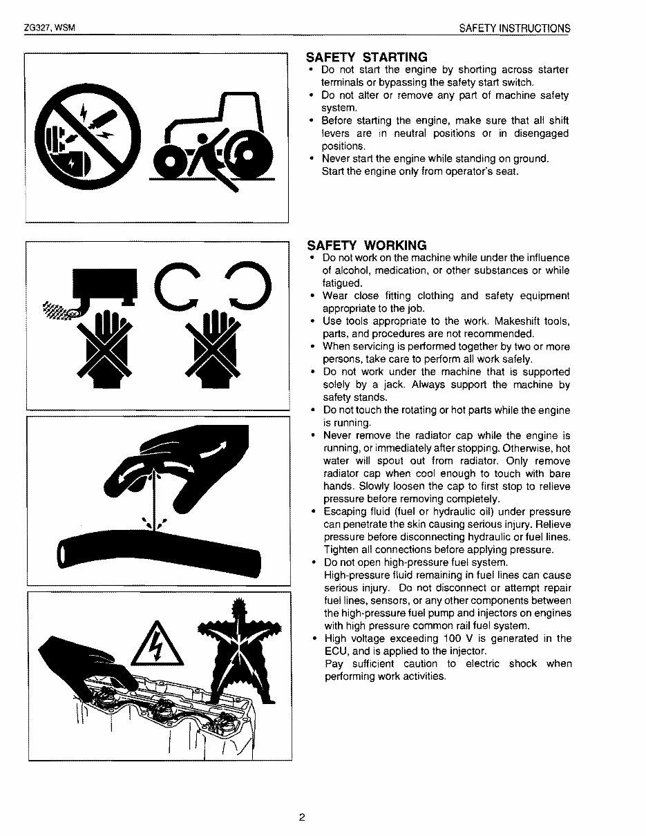 Kubota ZG327 Zero Turn Mower Service Repair Manual