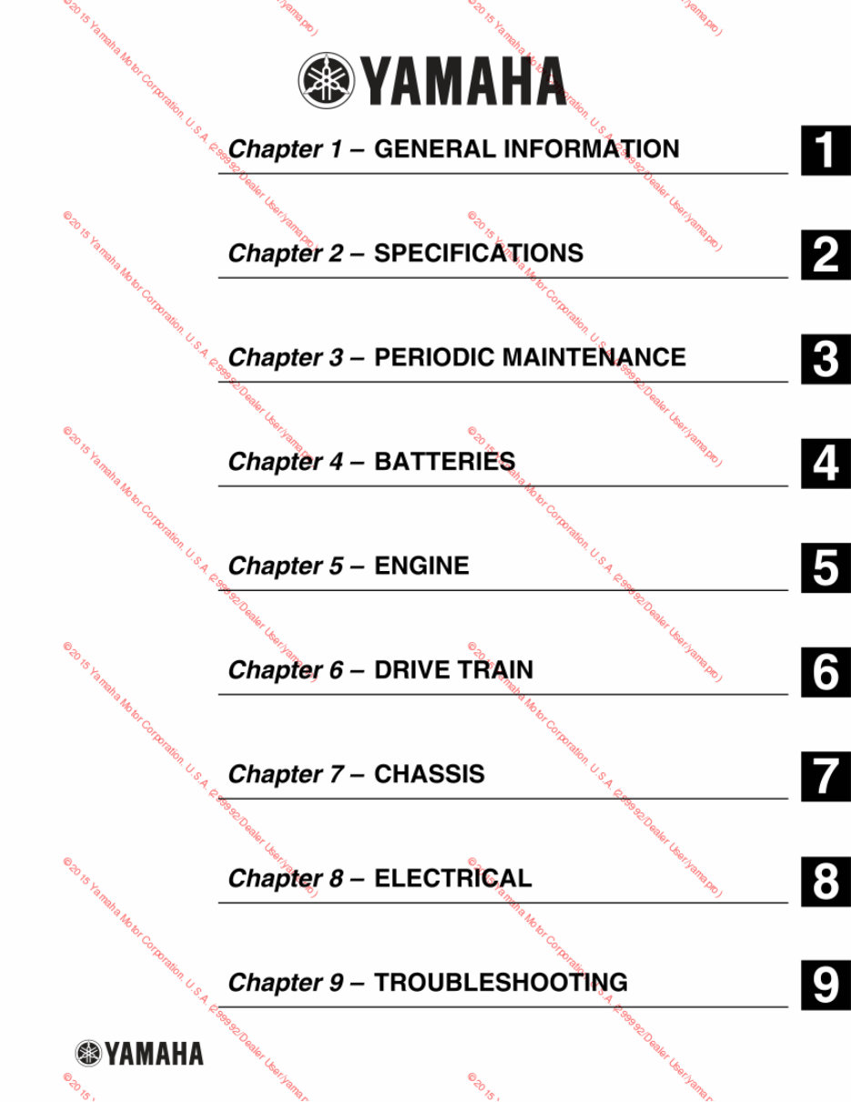 YAMAHA GOLF CART REPAIR MANUAL PDF FREE DOWNLOAD visual data 4