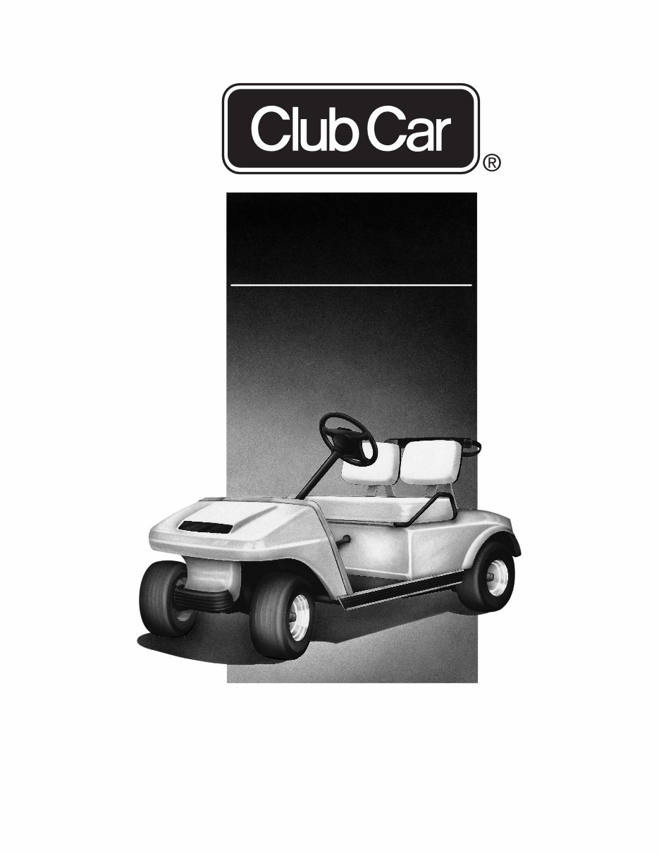 1992 Club Car DS Gasoline And Electric Vehicle Repair