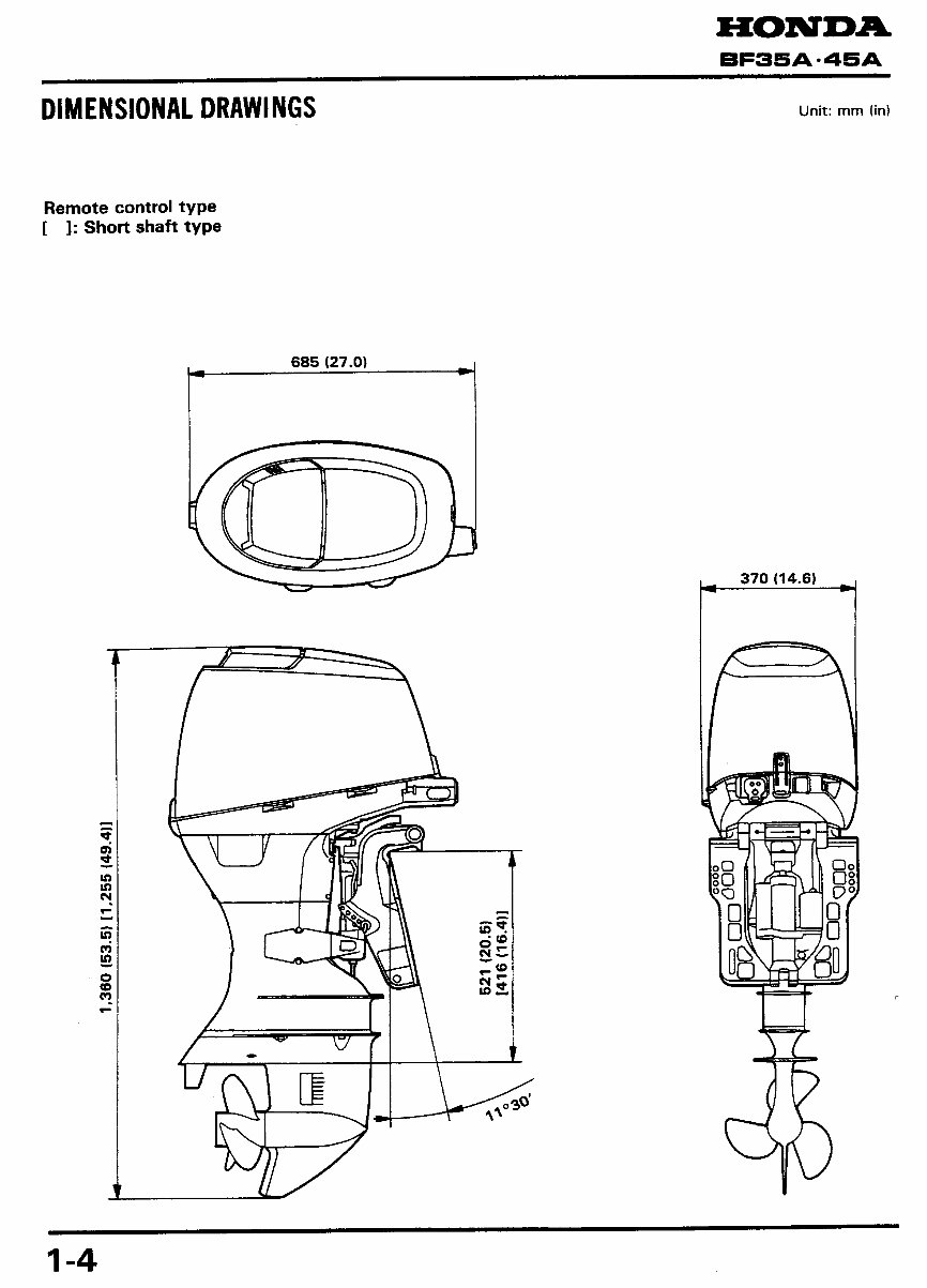 Honda Marine Outboard BF35A BF45A LRT Workshop Service Repair Manual ...