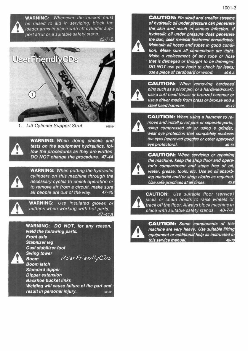 Case 580K Phase 1 Loader BACKHOE Service Repair Manual