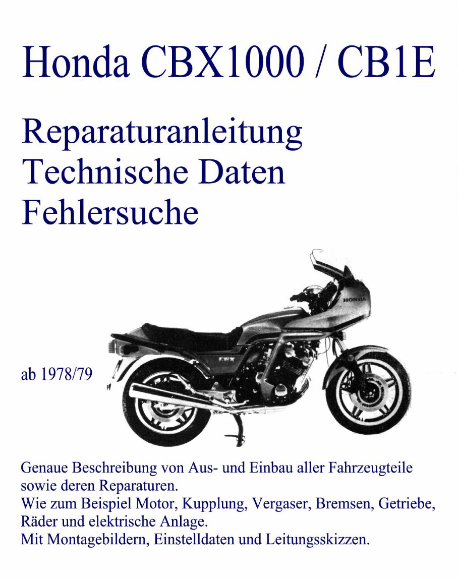 車・バイク・自転車ホンダ CBX1000 ショップマニュアル（英文 