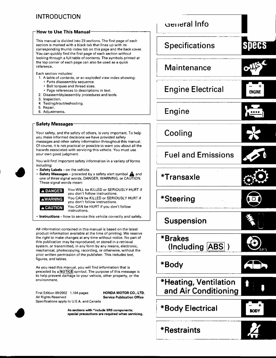 2000 Honda S2000 Service & Repair Manual Software