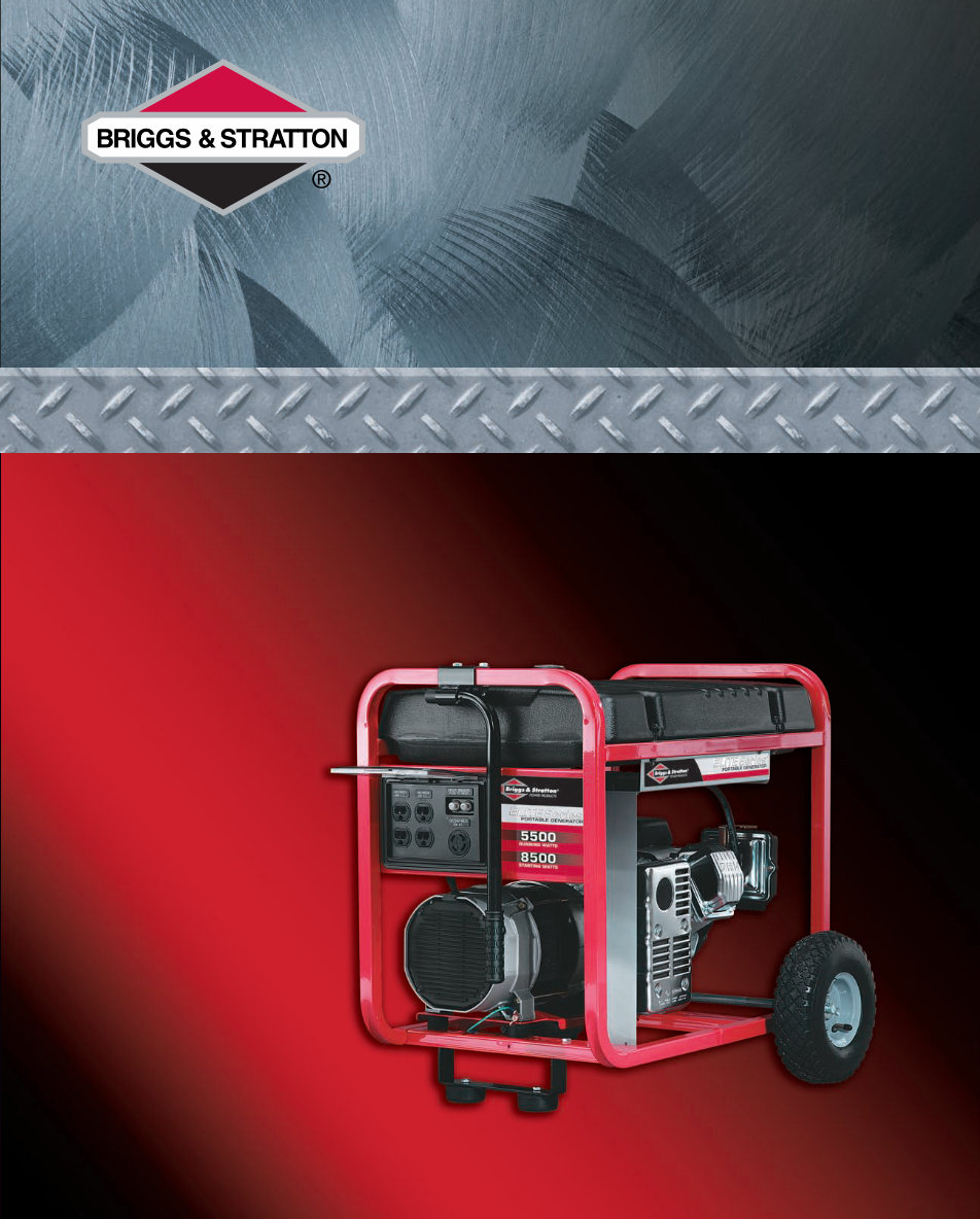 Briggs & Stratton Generator 5500 8500 Complete Service Repair
