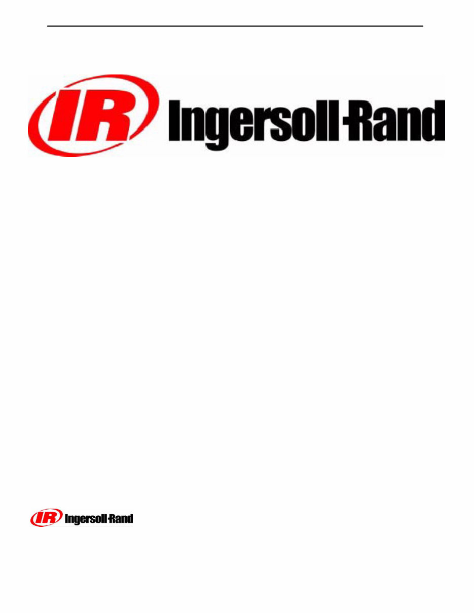 IngersollRand P425AWIR, XP375AWIR, HP375AWIR, VHP300AWIR, P600WIR