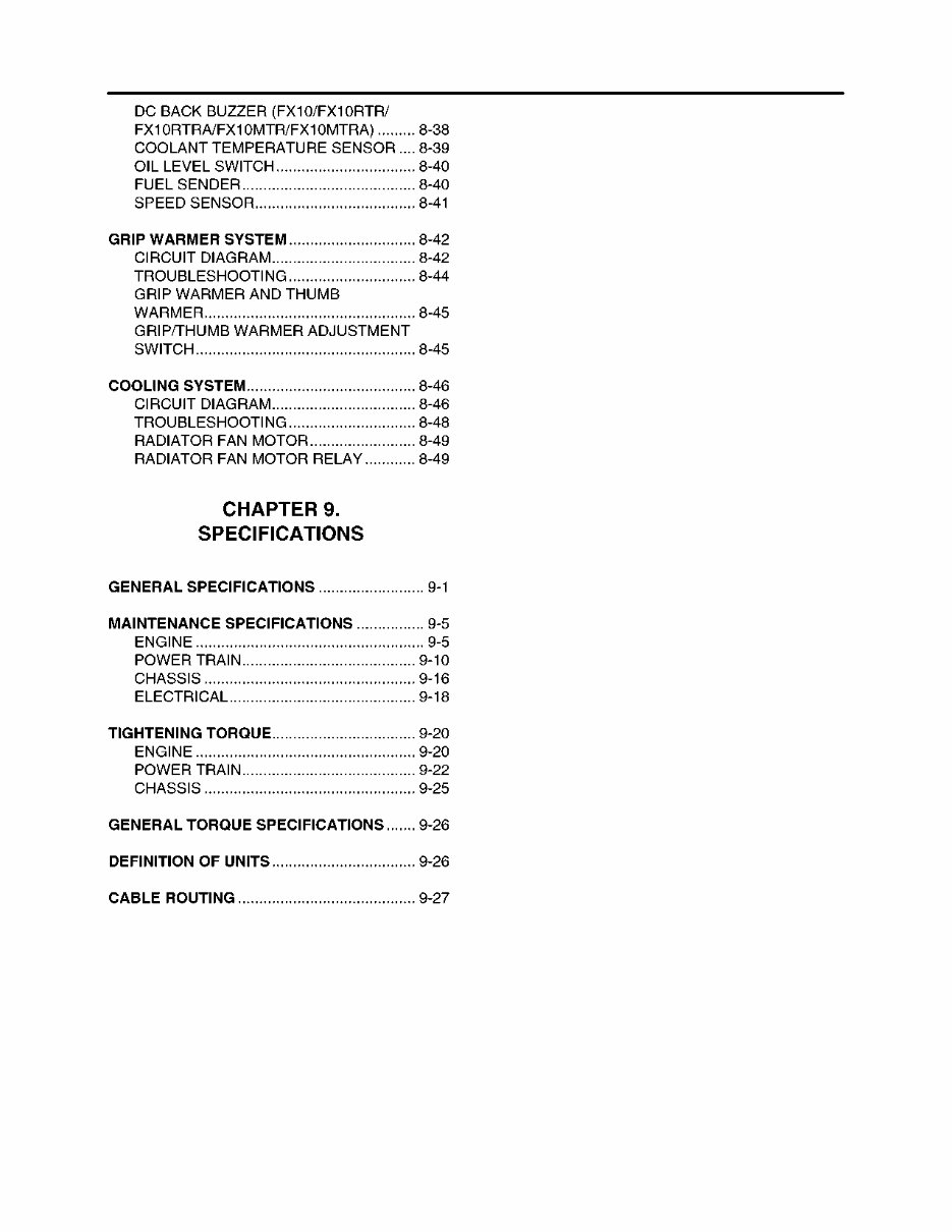 Yamaha Snowmobile FX Nytro 20082011 Service Manual