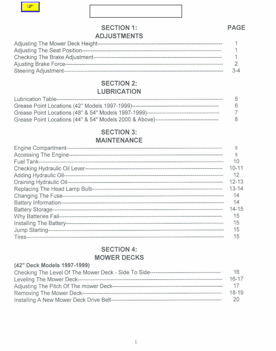 CUB CADET Z FORCE Series ZERO TURN Manual
