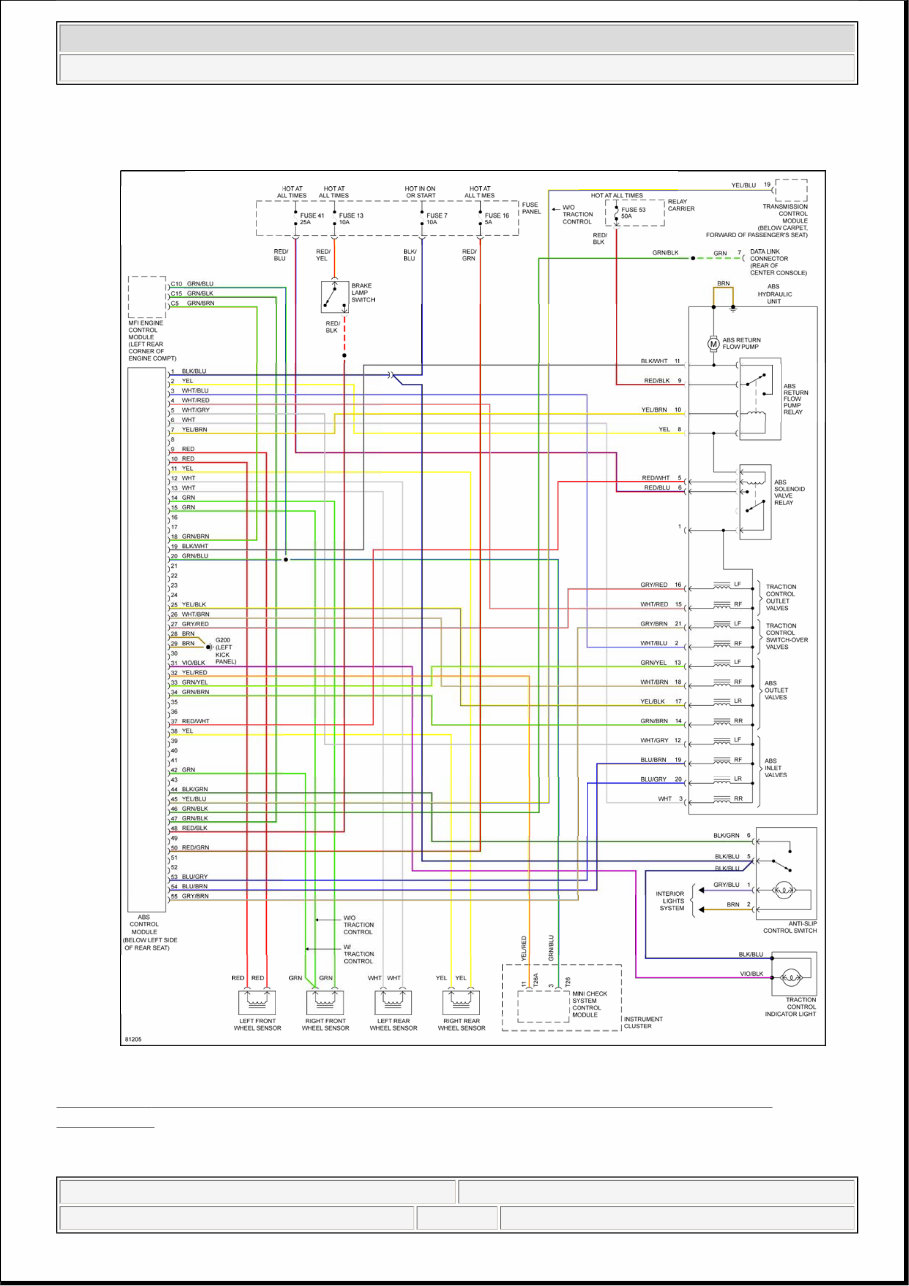 AUDI 1996 A4 System Wiring Electrical Diagrams Manual