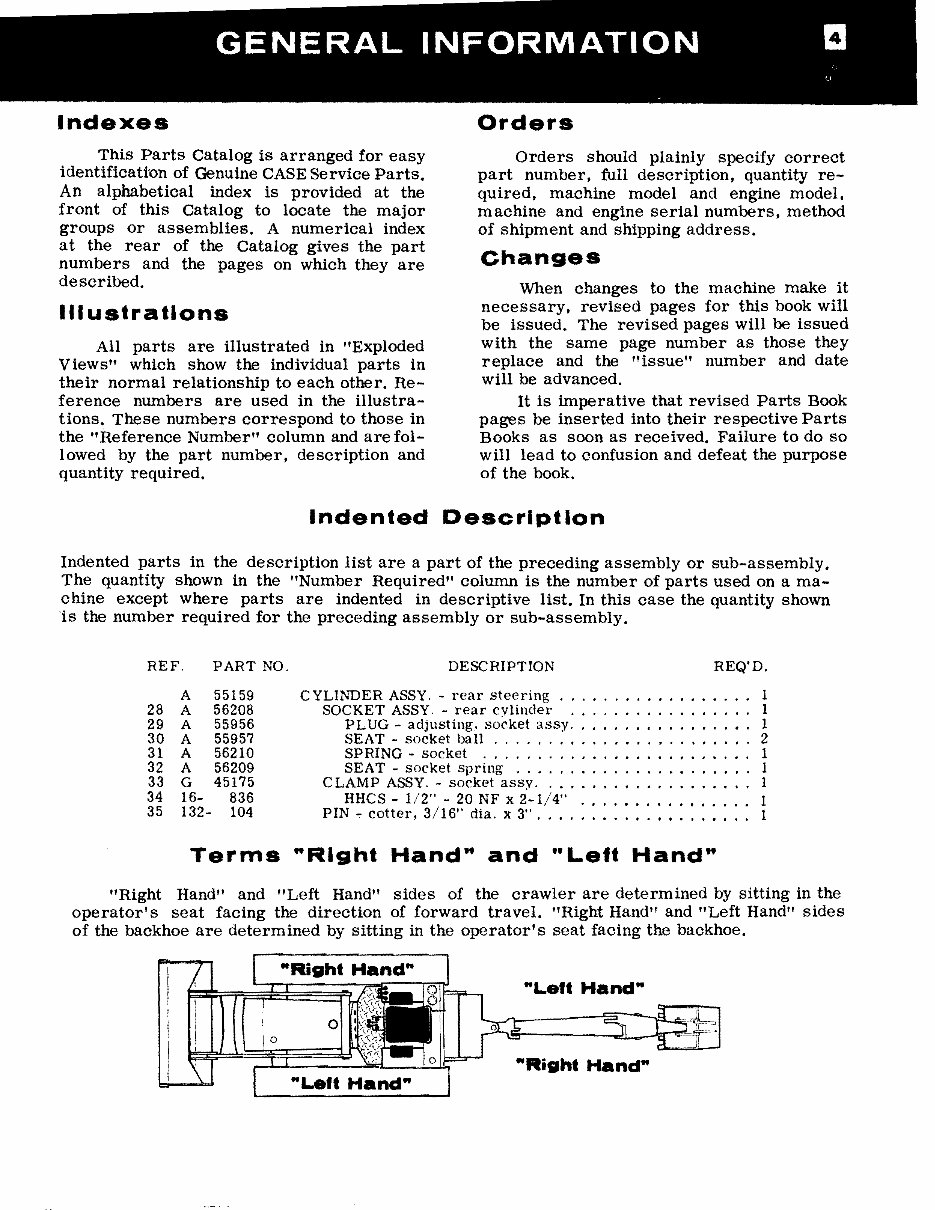 CASE 310G Crawler SN 3032301 To 3039619 Parts Manual