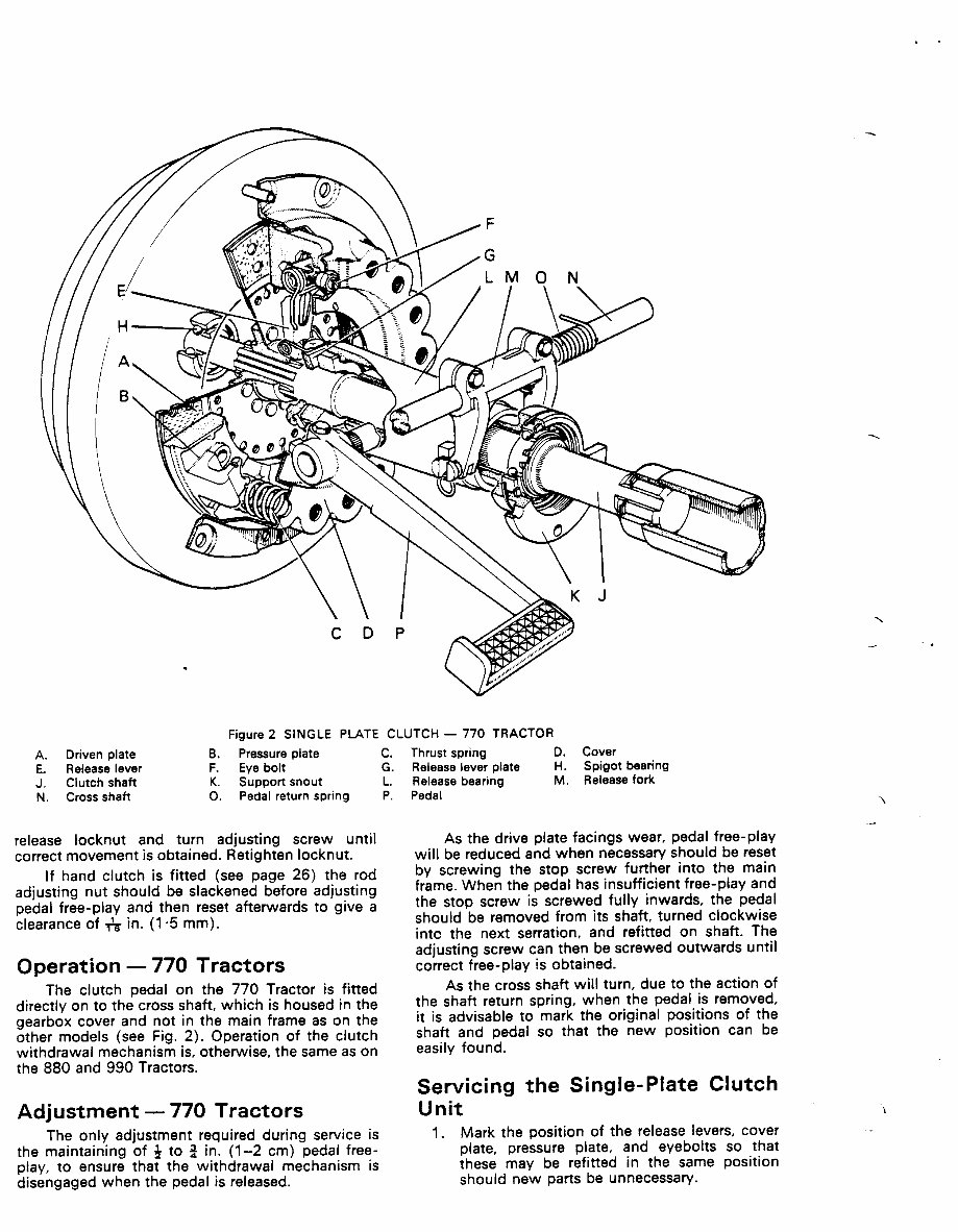 David Brown Clutch Selectmanic Tractors Complete Workshop Service ...