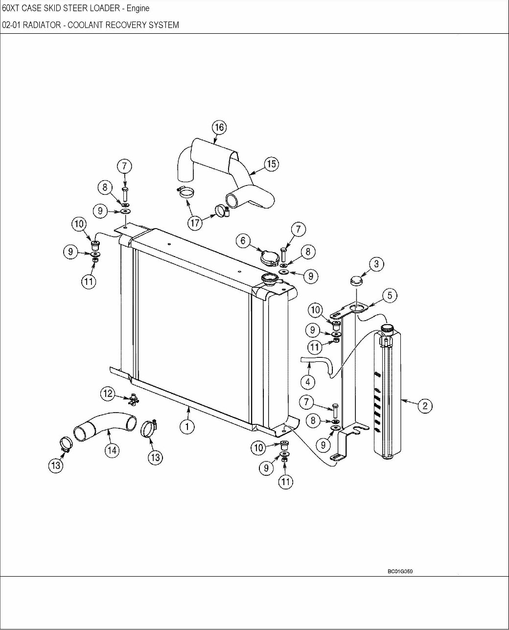 Case Model 60xt Skid Steer Loader Parts Catalog