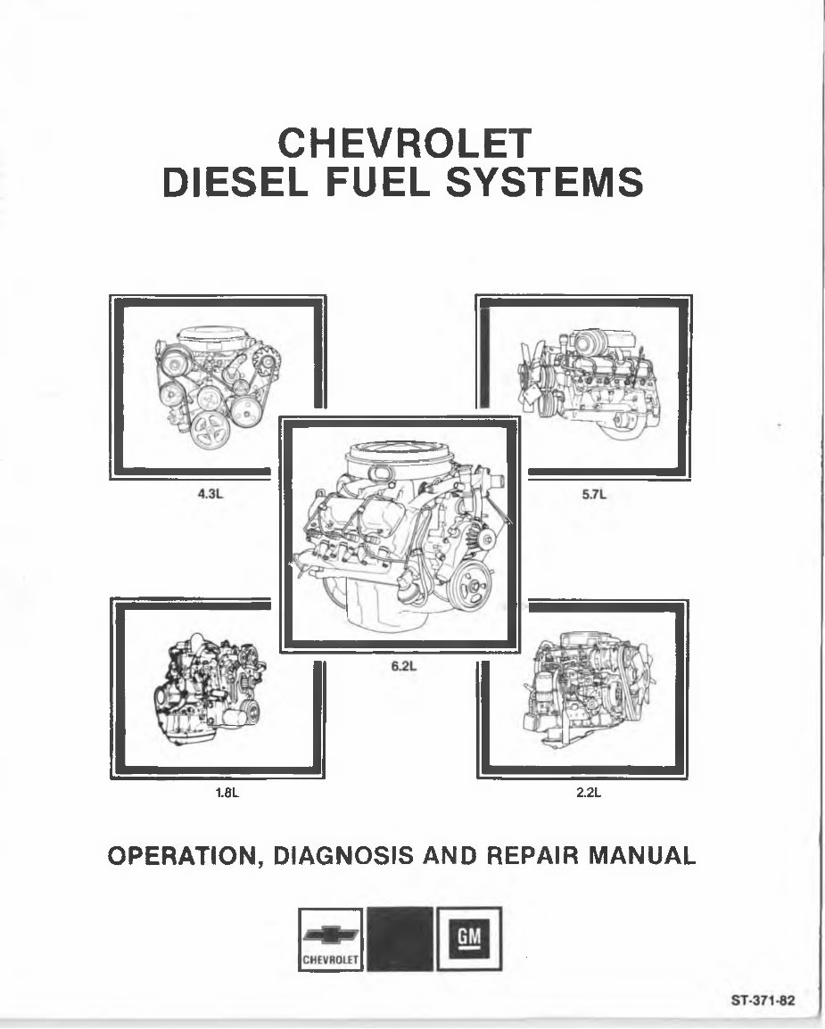 Chevrolet Diesel Engine Fuel Systems Service Repair Manual