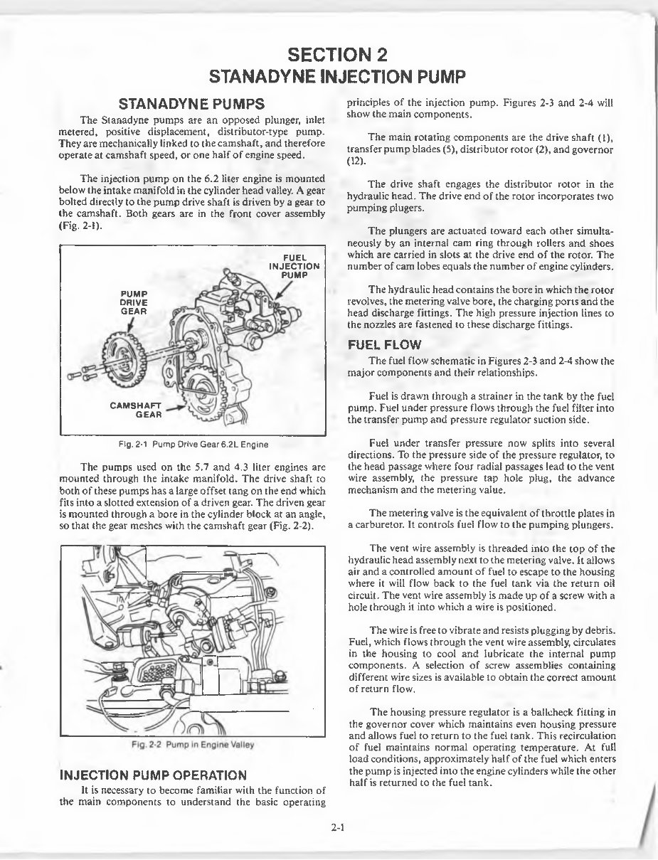 Chevrolet Diesel Engine Fuel Systems Service Repair Manual