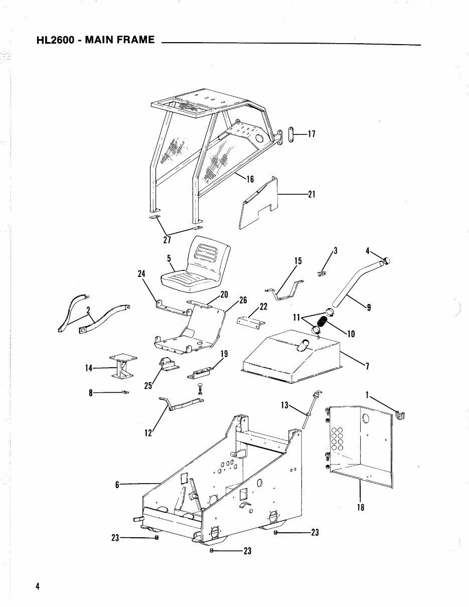 GEHL HL2600 HL 2600 Loader Illustrated Master Parts List Manual !（Form