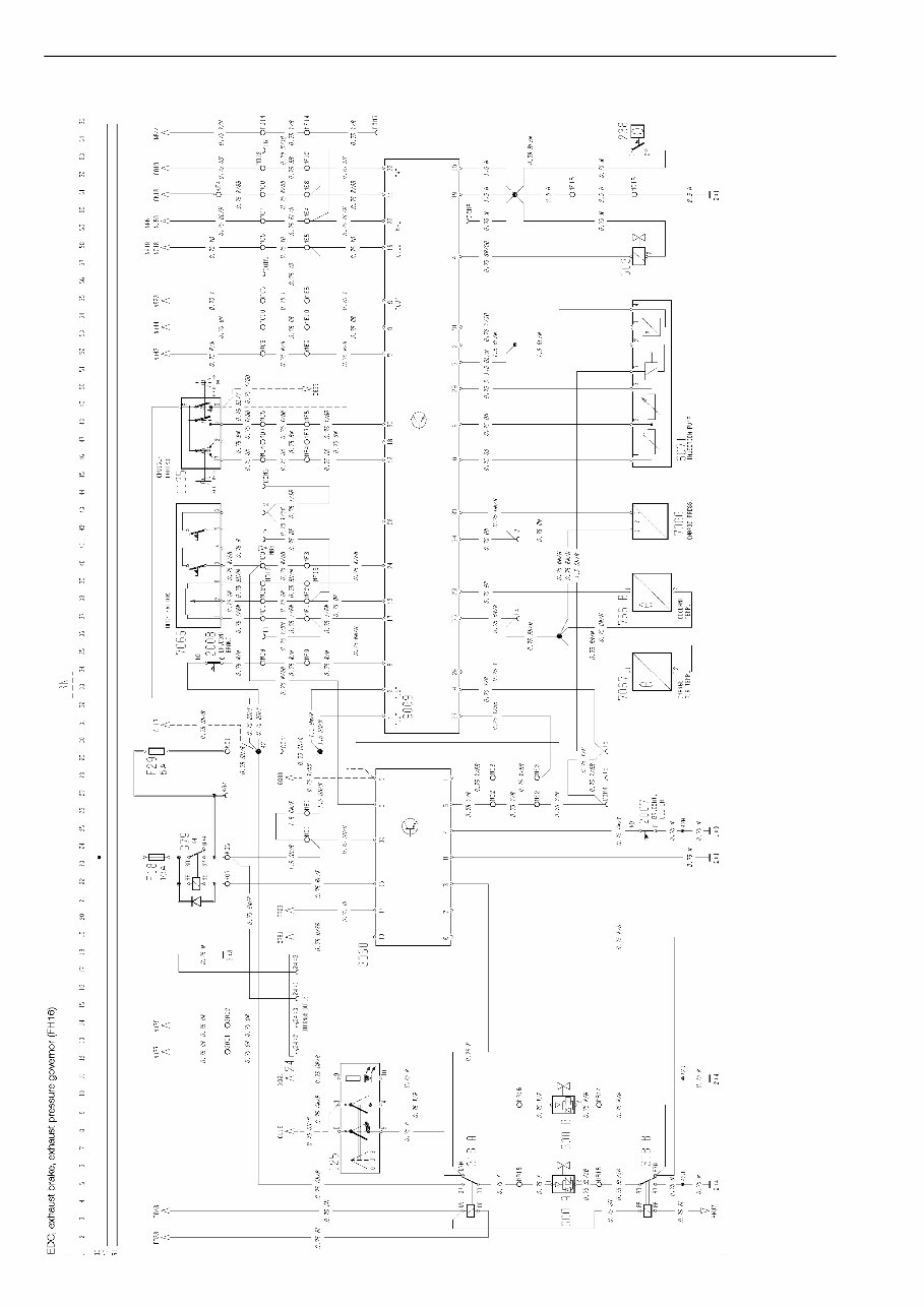 Volvo FH12, FH16 LHD Truck Wiring Diagram Service Manual (March 1996)