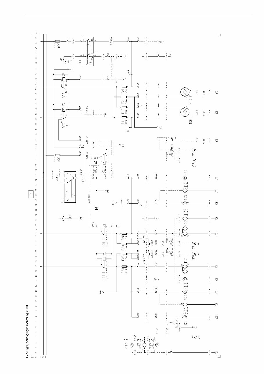 Volvo FH12, FH16 LHD Truck Wiring Diagram Service Manual (March 1996)