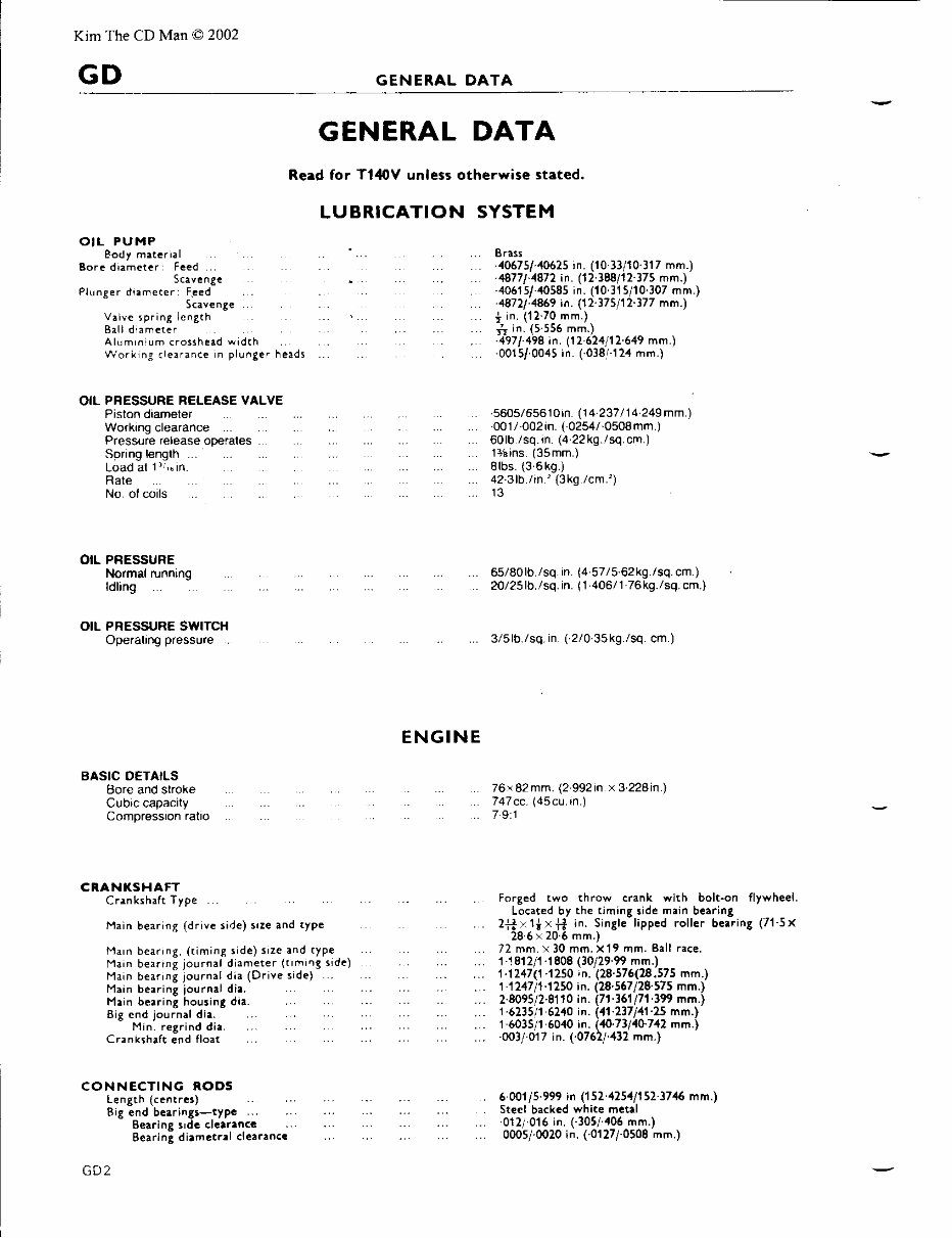 TRIUMPH T140 WORKSHOP MANUAL PDF visual data 2