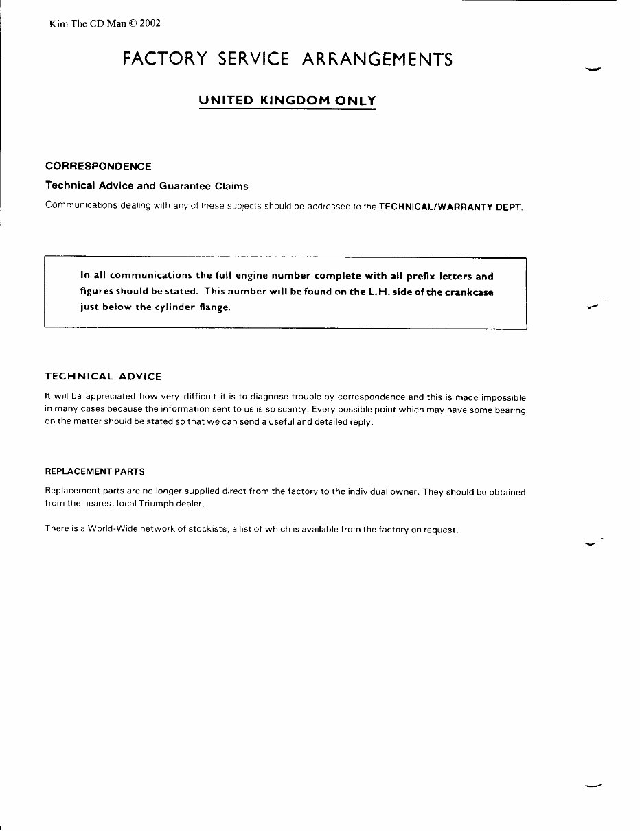 TRIUMPH BONNEVILLE T120 WORKSHOP MANUAL PDF visual data 5