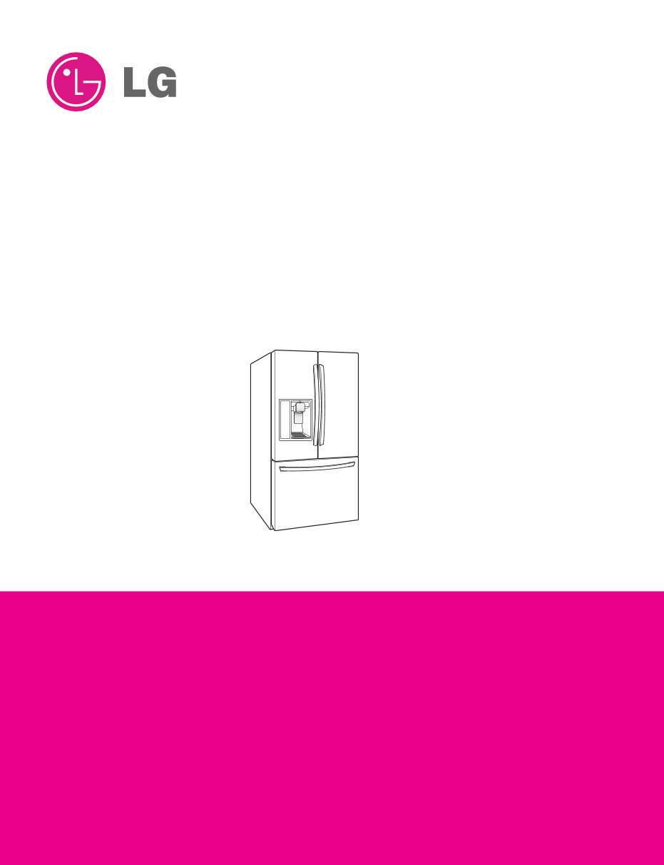 LG LFXS30726S LFXS30726W LFXS30726B Service Manual & Repair Guide