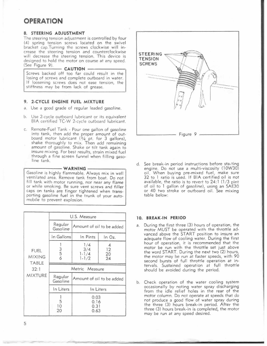 Eska outboard owners and parts manual 3 7.5 19711979