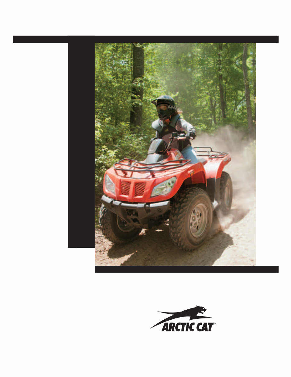 Arctic Cat 400 ATV Complete Service And Repair Manual 2014